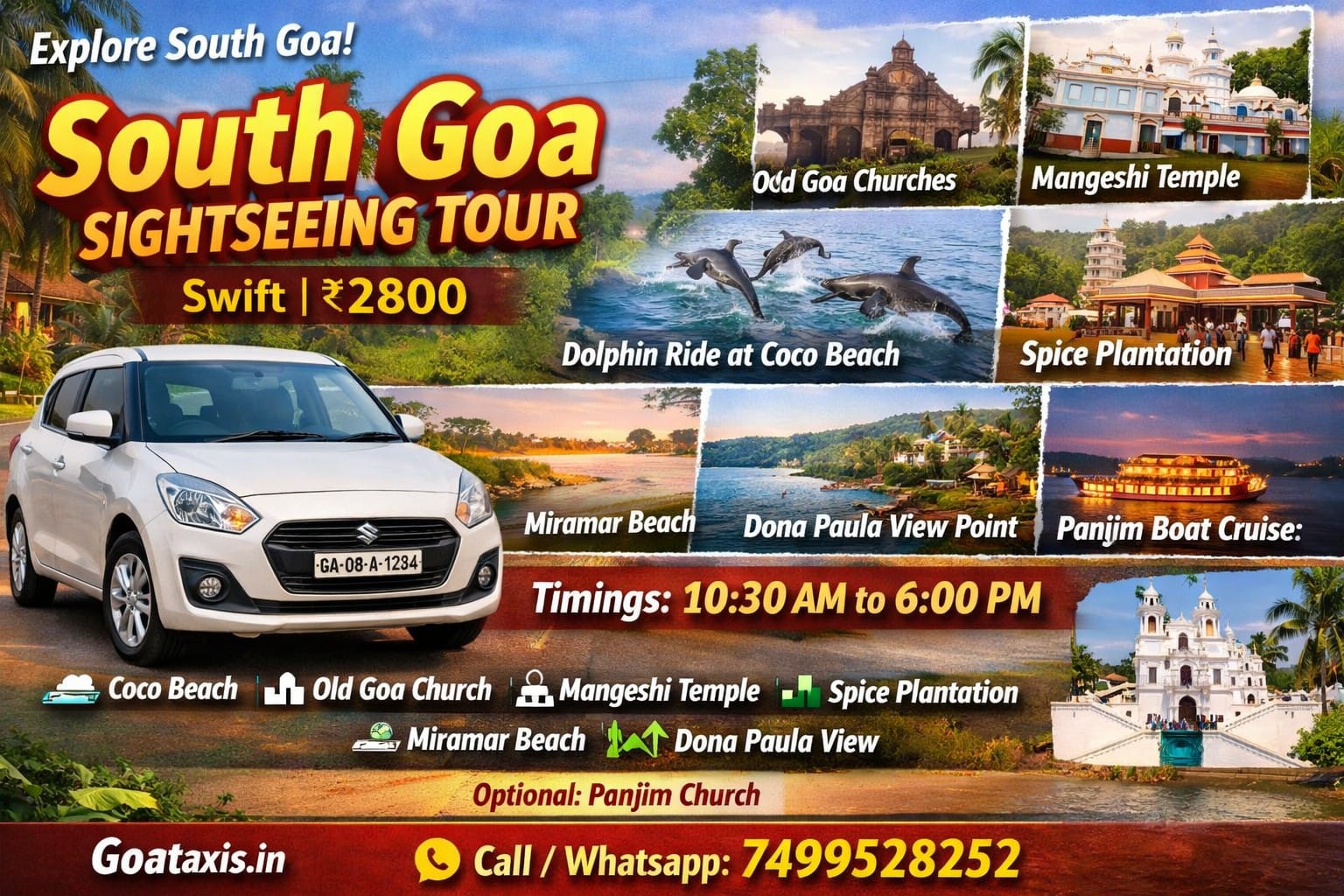 Goa Taxi Service - Goataxis.in